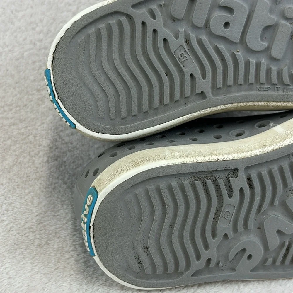 NATIVE Jefferson Slipon Shoes Gray Toddler Size C7